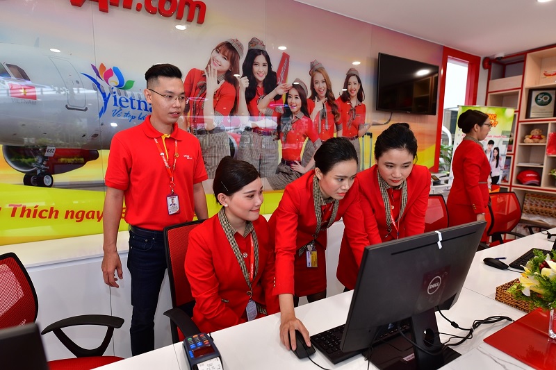 Phòng vé Vietjet TPHCM còn gọi là phòng vé Vietjet Hồ Con Rùa.